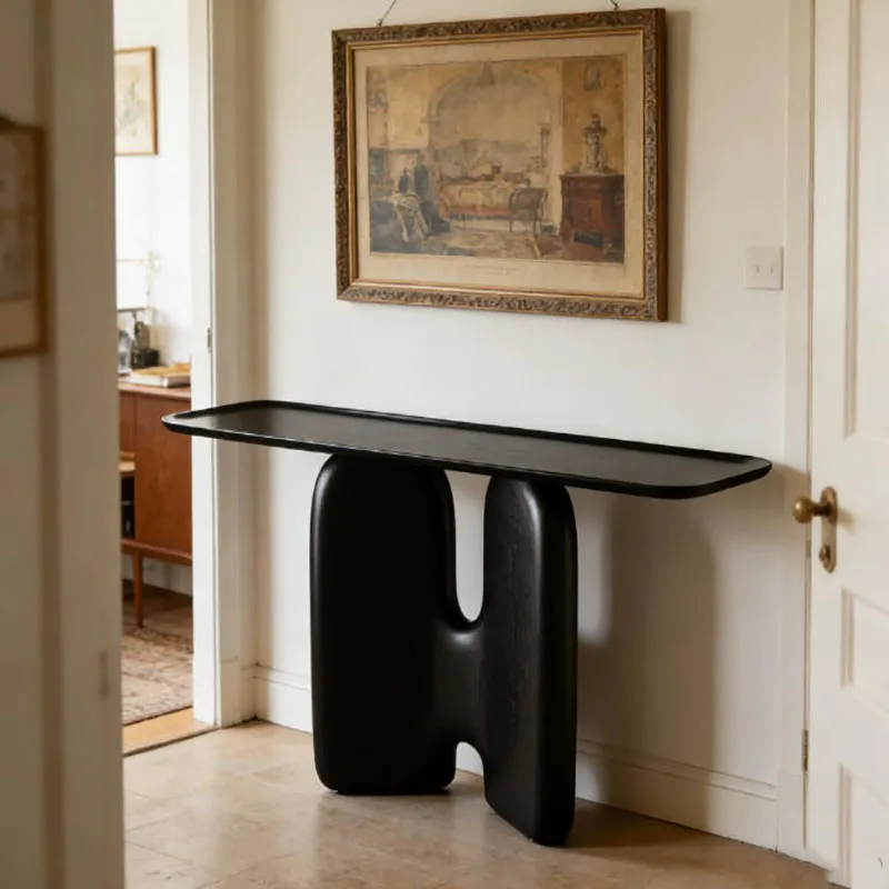 Display Vintage Console Table European Hallway Luxury Console Table Aesthetic Entryways Tavolo Salotto Living Room Furniture image 3