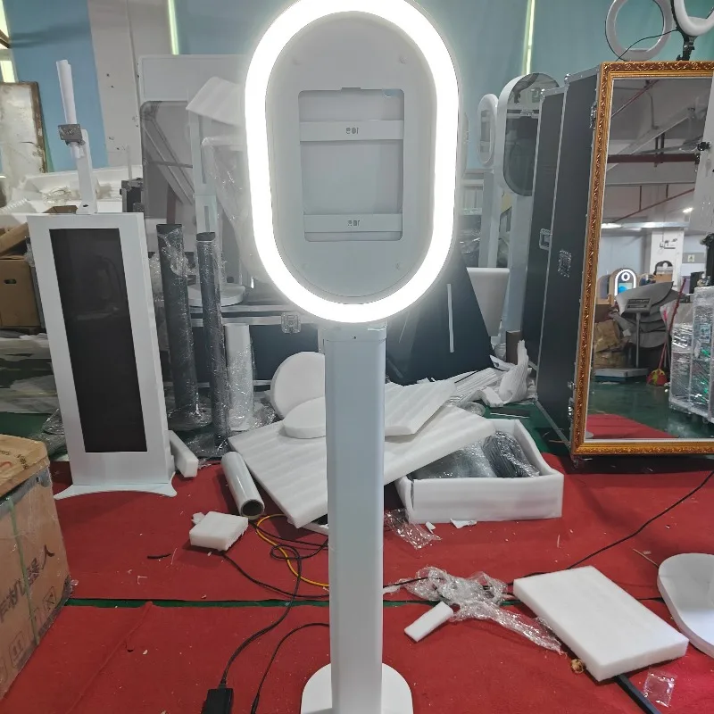 Adjustable Stand Photobooth Ipad Booth Shell Kiosk Self Service Instant Photo Booth Machine