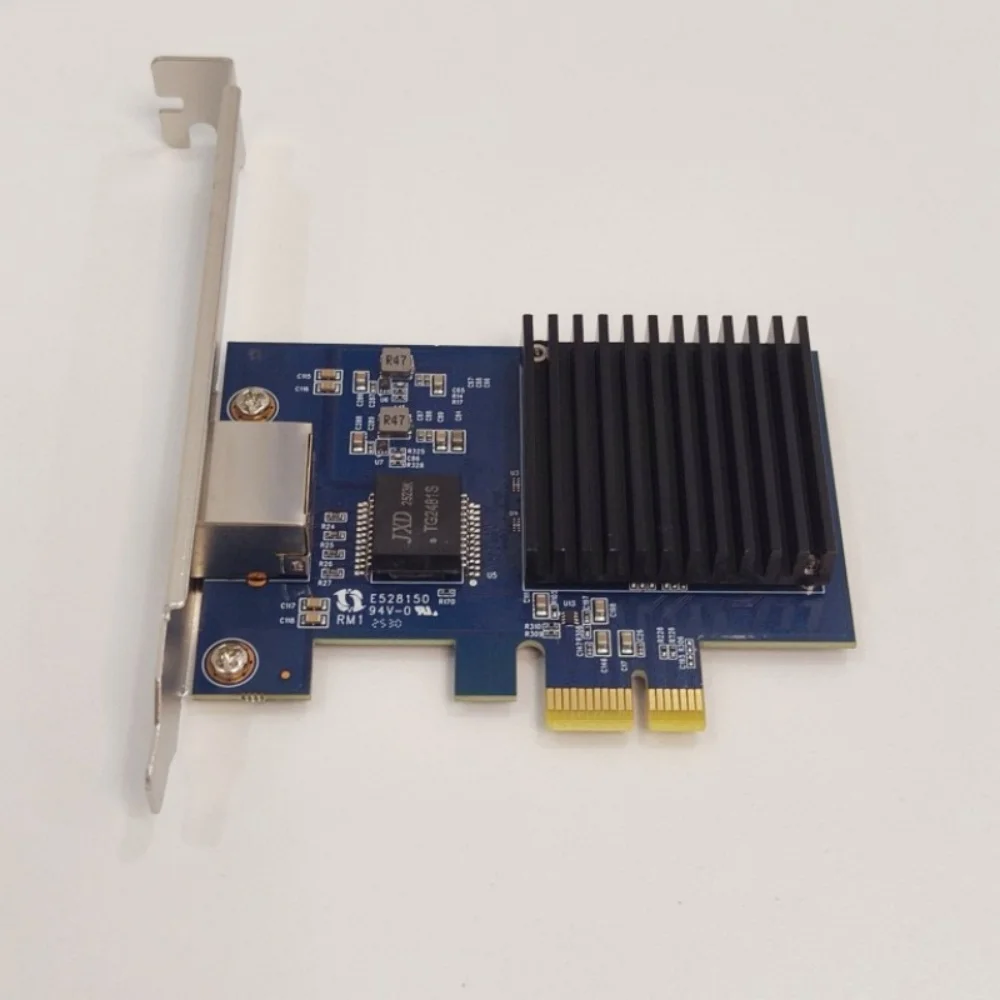 بطاقة 10G RJ45 LAN لخوادم Realtek8127 PXEenabled PCIe 4.0 1X واجهة مع ميزة استيقاظ الشبكة
