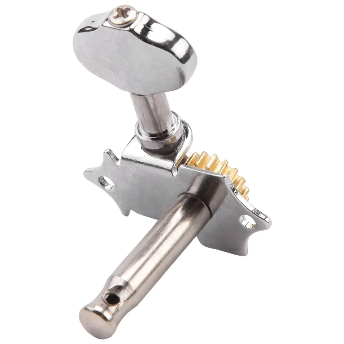 

TUREBG 12L12R 24 шт. 1:18 Кривошипы для настройки гитарных струн, колкины, ручки, настрочные ключи для акустической или электрогитары, серебристые