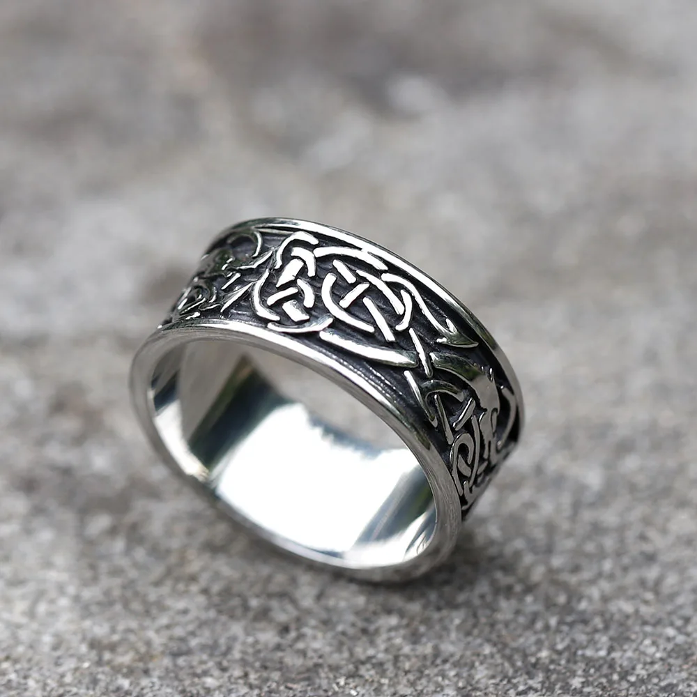 جديد لعام 2023 خواتم للرجال مصنوعة من الفولاذ المقاوم للصدأ 316L مجوهرات تميمة التنين لهدايا المراهقين شحن مجاني