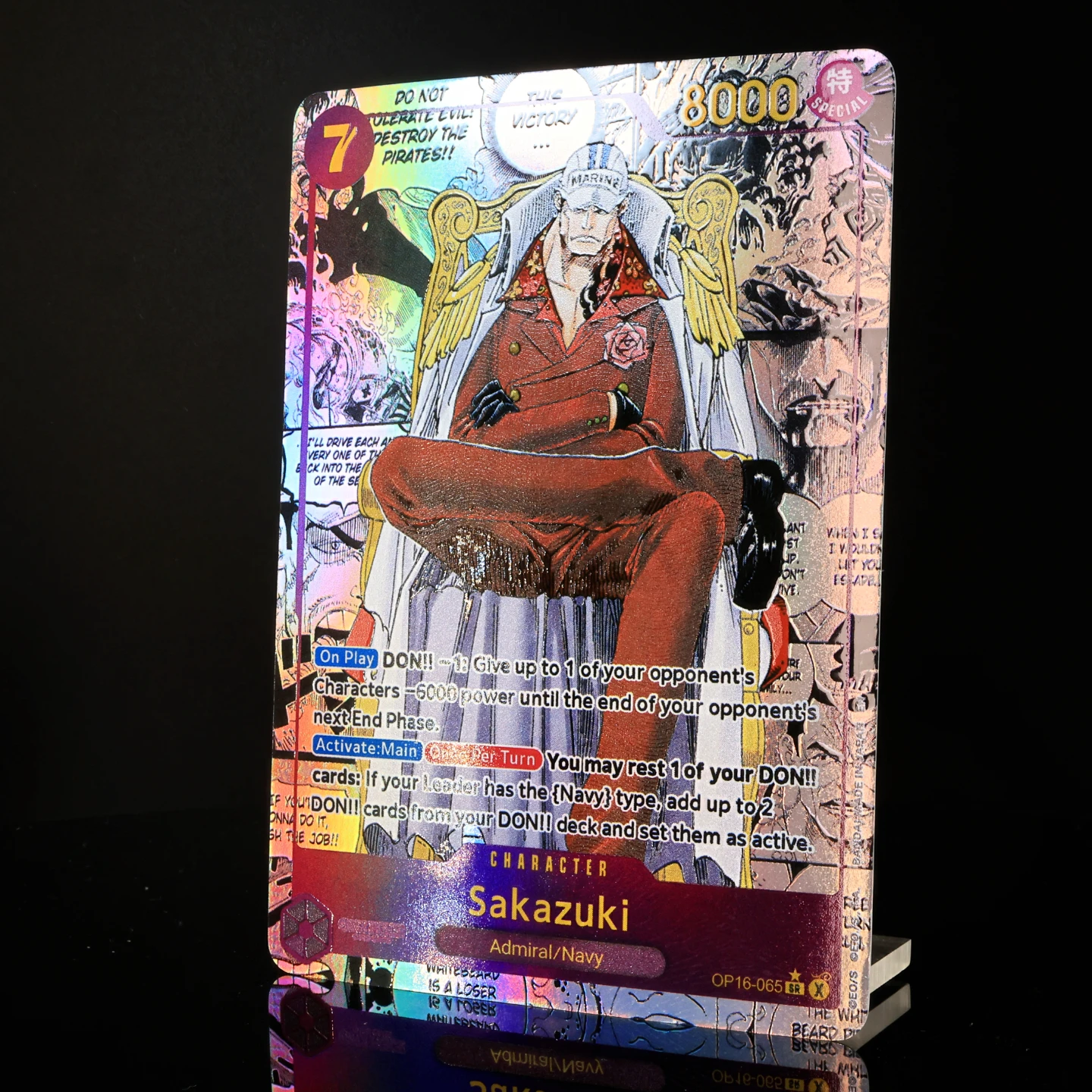 one piece card game borsalino OP05 051 Borsalino Super Rare Alternative Art One Piece TCG Card OP05 Awa main image 0
