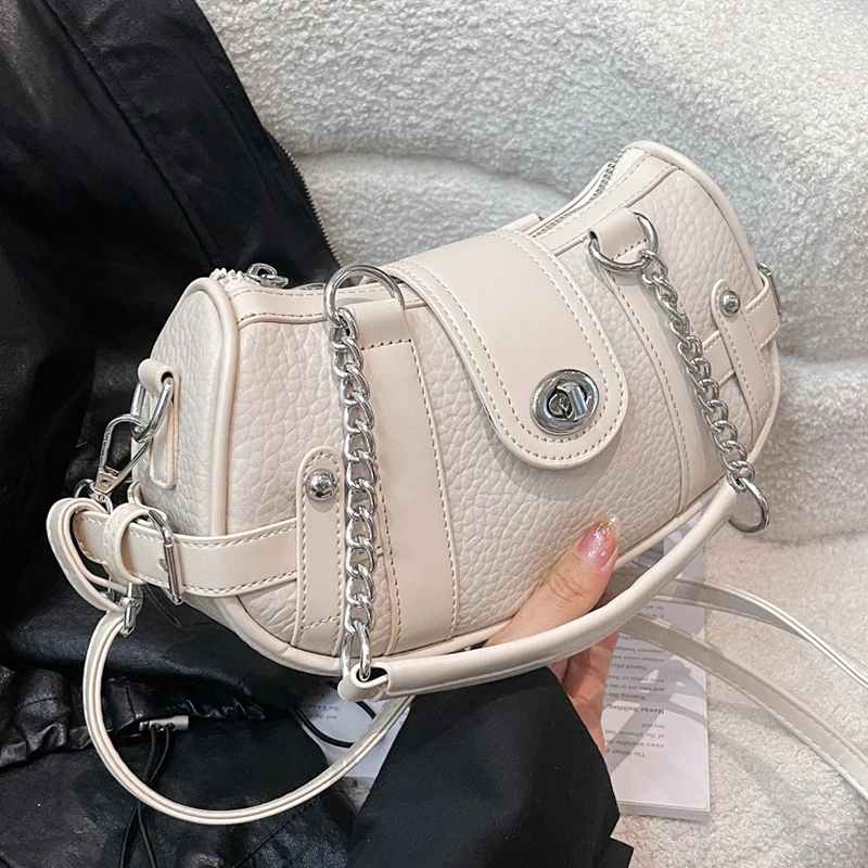 

Fashion Women PU Leather Chain Handbags High Quality Ladies Shoulder Messenger Bags for Women Casual Female New Crossbody Bag