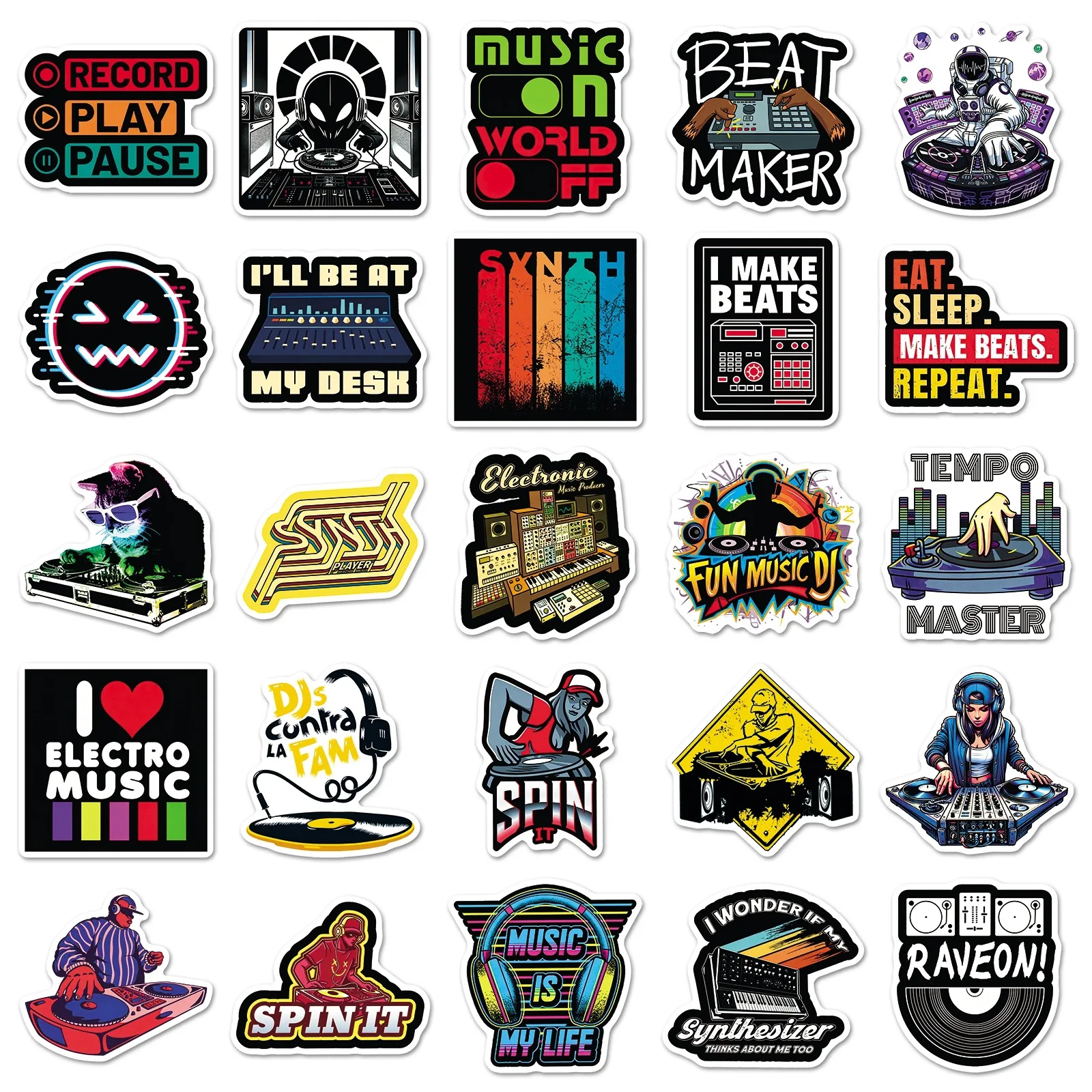 50PCS Electronic Music Graffit - Diy Guitar Electronics ulasan dan harga