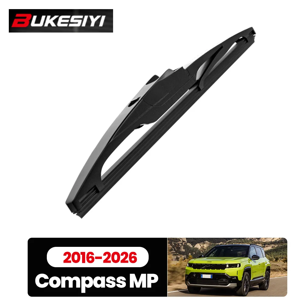 10" Car Rear Wiper For Jeep Compass MP MK2 2016-2026 2017 2018 2019 2020 Tailgate Windshield Window Wipers Blade Accessories