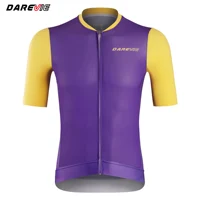 DAREVIE Maillot de ciclismo para hombre, secado rápido, Anti UV, nivel profesional, Jersey de ciclismo para hombre, ropa de ciclismo ligera y suave que absorbe la humedad