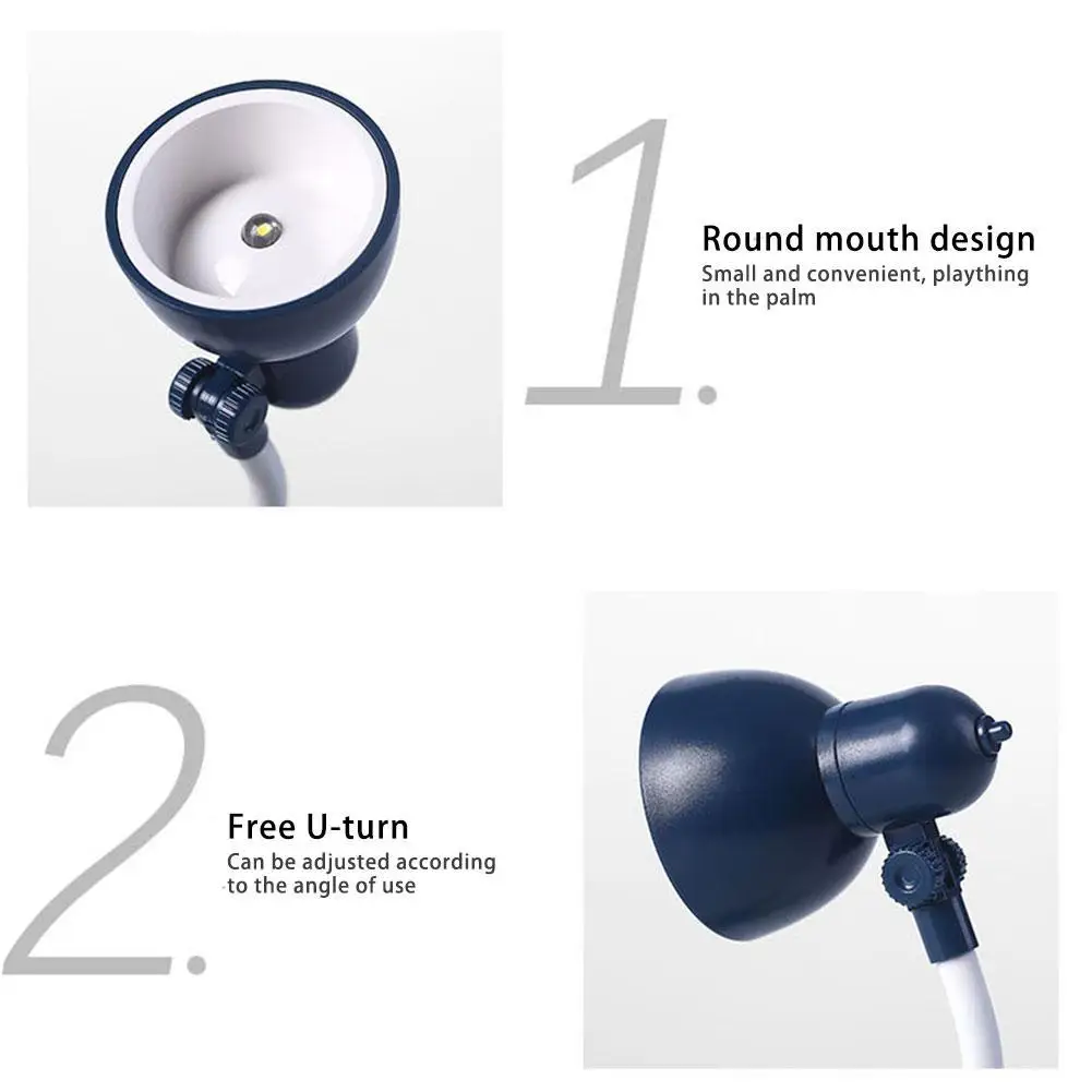 Mini Book Light Foldable Table Desk Book Reading Lamp for Home Room Computer Notebook Laptop Night Lights Eye Protections