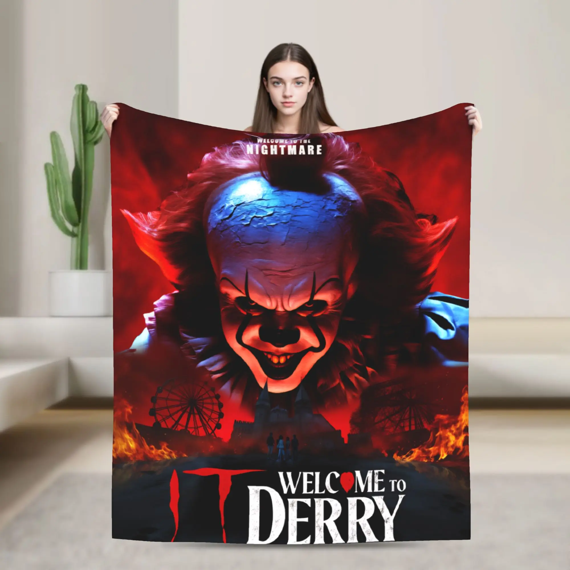 تكنولوجيا المعلومات مرحبا بكم في ديري 2025 البطانيات الناعمة الدافئة طائرة السفر أفخم الفراش يلقي الجدة الفانيلا المفرش غطاء سرير أريكة