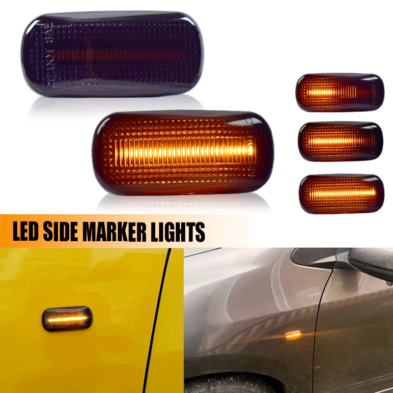Auto Parts Side Marker Lamp Dynamic LED Turn Signal Lights For Honda CRV Accord Civic Jazz Fit Stream Integra DC5 Odyssey Acura