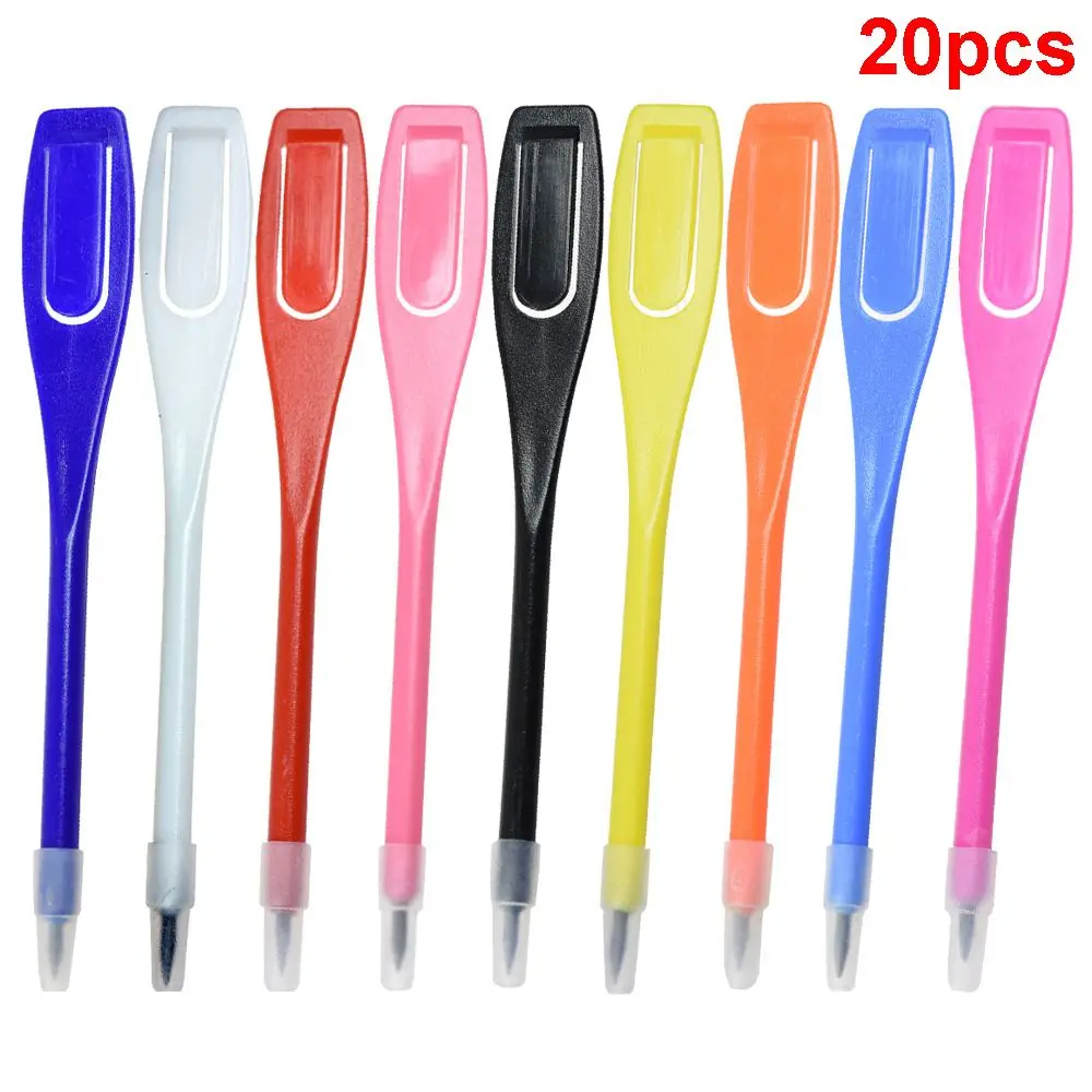 20pcs Plastic Golf Pen Pencil Clip Score Card Lead Scoring Golfer Accessory Tool Recording Score Golf Pen Disposable Pen