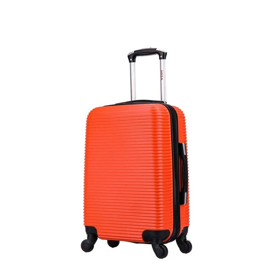 

Hardside Luggage with Ergonomic Handles Spacious Travel Suitcase with Four Spinner Wheels and Studs 20 Inch Hardside CarryOn Spi