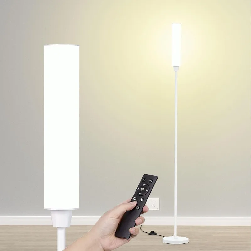 

Floor Lamp with Remote Control,Bright Floor Lamps for Living Room/Bedroom/Office, Stepless Adjustable