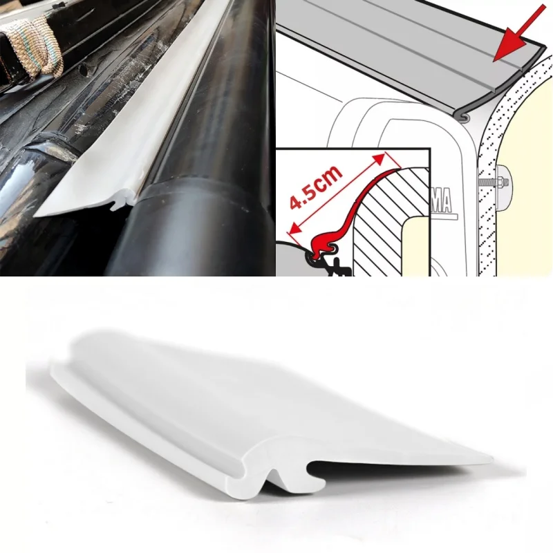 

Rain Rubber Guard Seal Caravan Rv Parts For Fiamma F45 F70 Awning Kit Awning Adapter Curved Walls Sold Per Meter Auto Seals