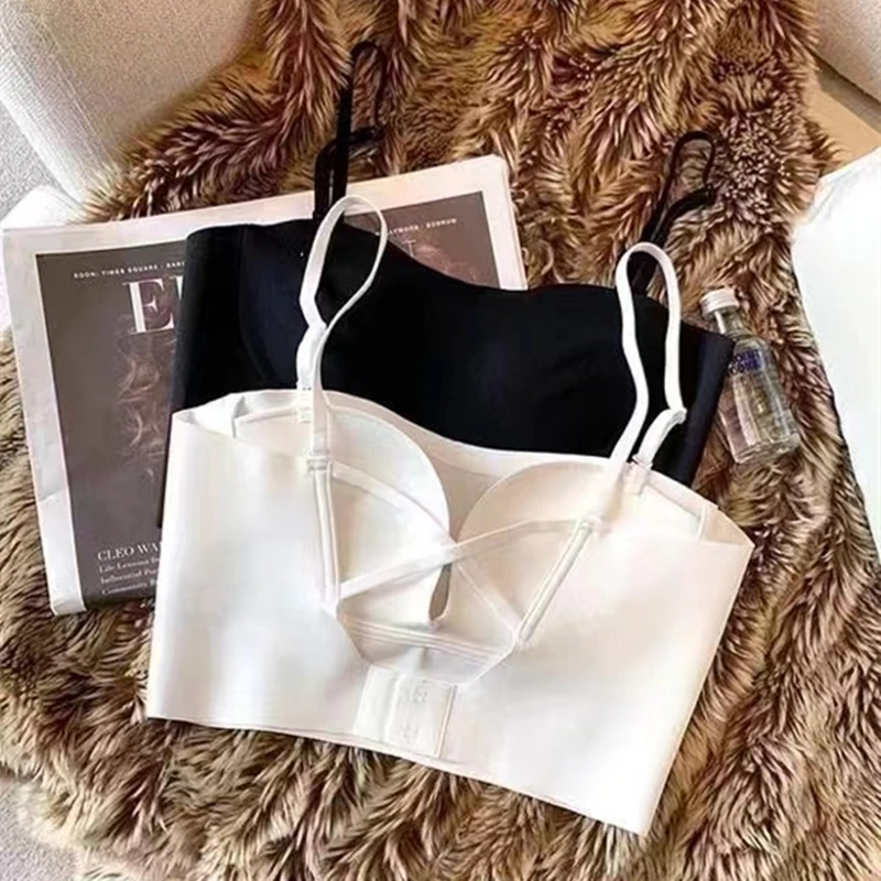 Sexy Beautiful Back Women\'s Bra Without Steel Ring Anti-light Gathering Breathable And Comfortable Sling Ladies Underwear