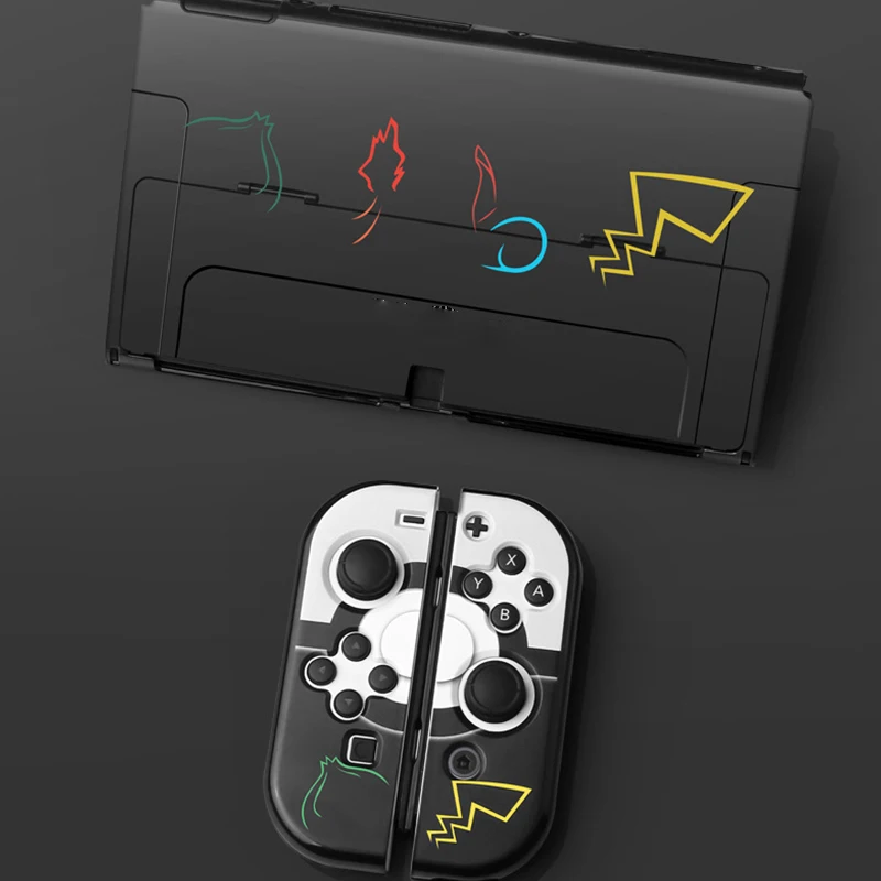 Estojo protetor para Nintendo Switch OLED, capa dura para PC, carcaça do controlador NS Joy-Con, acessórios OLED