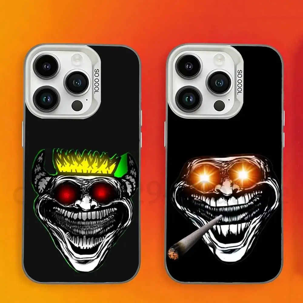 

Troll Face Meme Phone Case For iPhone 17,16,15,14,13,12,11,Pro,Max,Plus,Mini Candy Matte Shockproof Cover