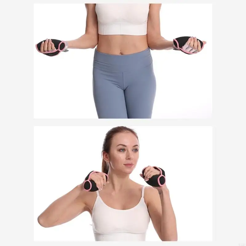  2Pcs Portable Soft Dumbbells Walking Weights Wrist Support Hand Weights