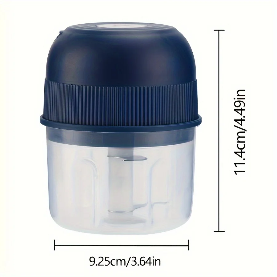 전기 마늘 비터 USB 충전식 마늘 분쇄기 260ML 휴대용 양파 다지기 마늘 생강 고추 야채 분쇄기