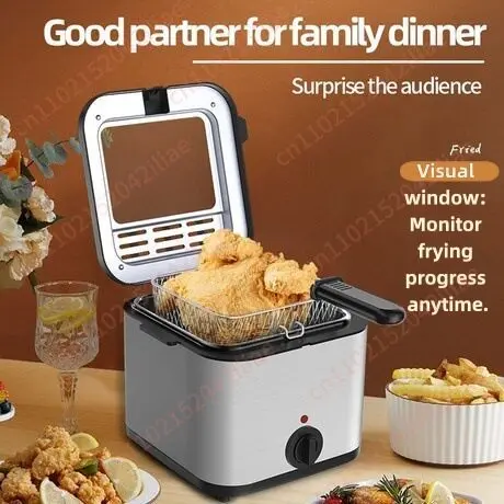 

Electric fryer stainless steel fried chicken steak fries machine