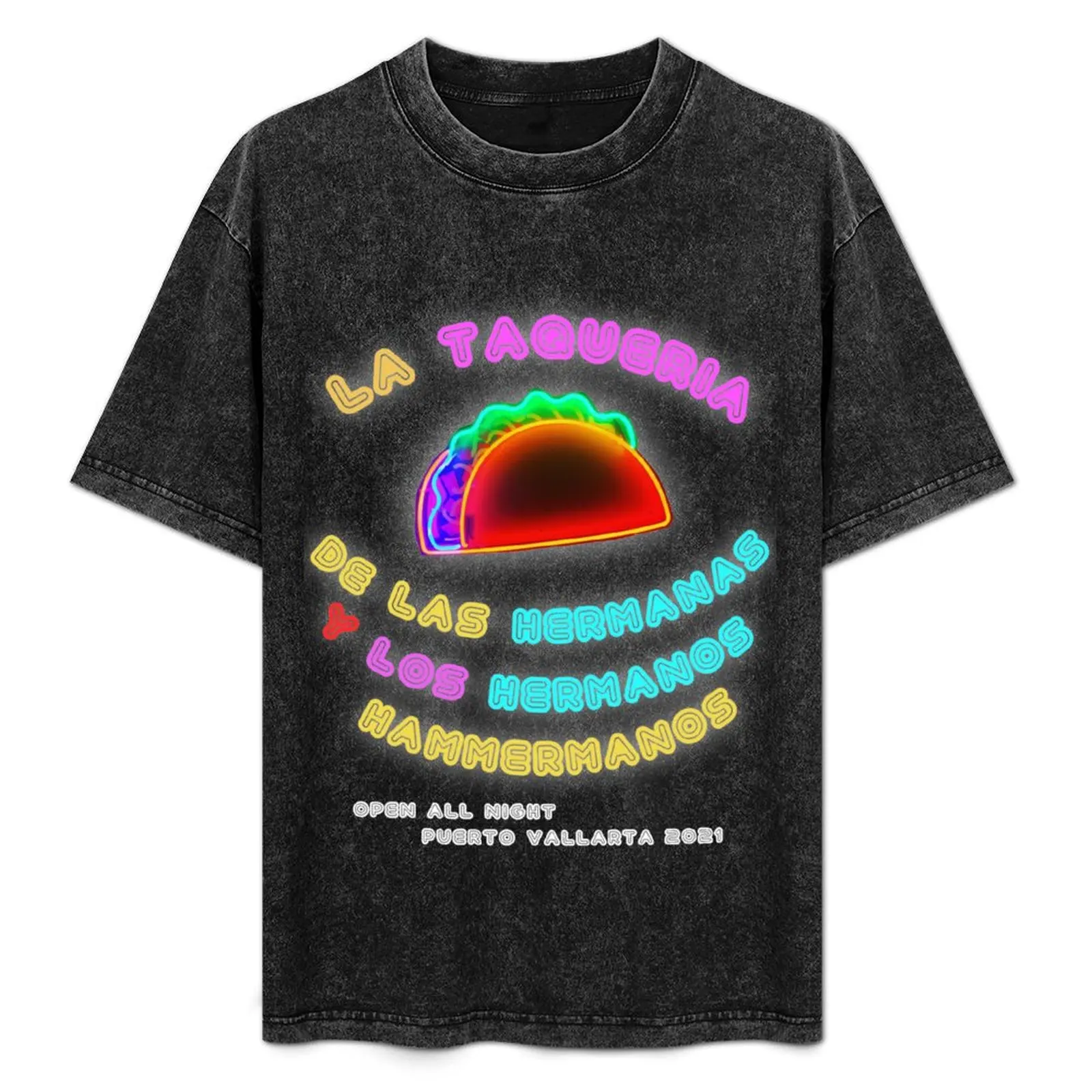 

Hammerman taqueria T-Shirt Festival Casual Short Sleeve