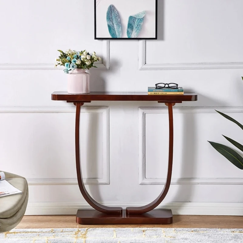 Mesa Esquinera de Lujo, Elegante y Sencilla, Mesa Consola de Belleza Moderna y Portátil, Mueble para el Hogar