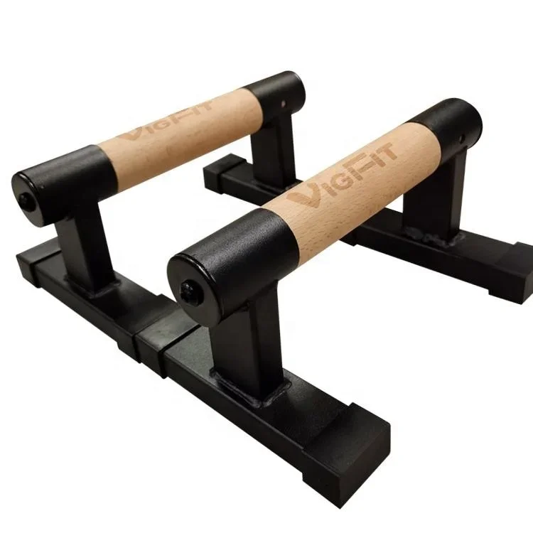 Barre push up antiscivolo in legno Barre per parallette Barre per cavalletto per esercizi al pavimento fitness calisthenics