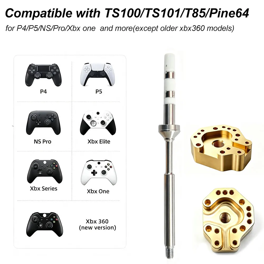 TS100 TS101 Pine64 936 Joystick Soldering Iron Tip For Xbox PS4 PS5 Switch Pro Joystick Heating Mold Disassembly Repair Tools - view 2