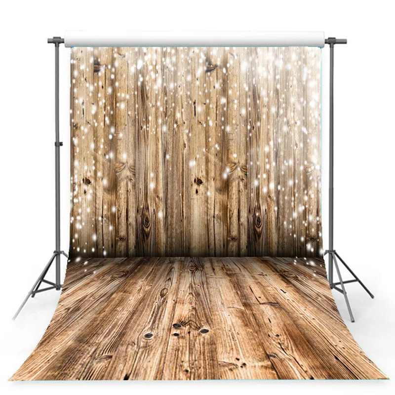 SHUOZHIKE Spring Flower Wood Board Photography Backdrops Photo Props Wooden Floor Doll Studio Background NM-05