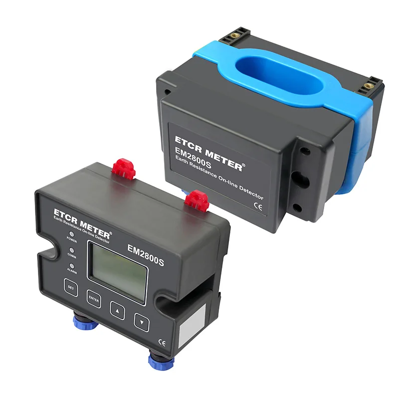 ETCR EM2800S Non-Contact Earth Resistance Detectors with LCD Display RS485 MODBUS-RTU for Power Systems