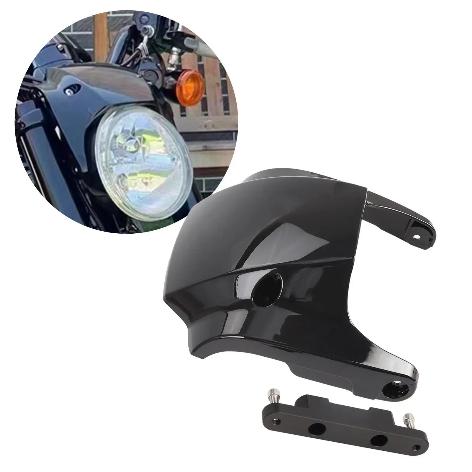 Durable Motorcycle Head Light Bezel PP Material Headlamp Fairing Cover for Night Rod Special VRSCDX
