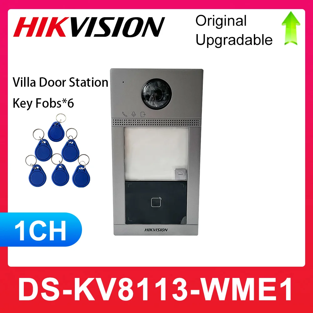 HIKVISION IP Video Intercom Door Station DS-KV8113-WME1(C) Surfarce Flush Mounted Support PoE DS-KV8213-WME1(C) DS-KV8413-WME1 C