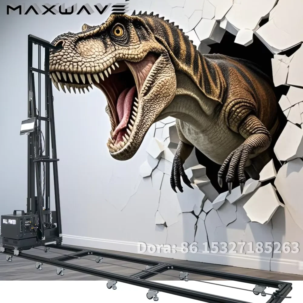 3D Vertical Wall Floor Printer 2 in 1 Wall Printing Machine Ground Printing Indoor Outdoor Glass Wood Tile Printing Factory