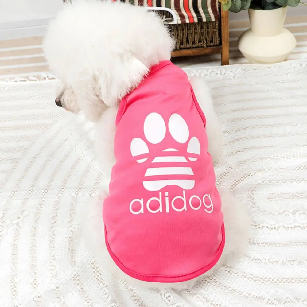 Cat Costume Breathable Dog Tank Top Cool Polyester Dog Thin Vest Soft Dog Sports Vest Pet Basketball Vest Spring