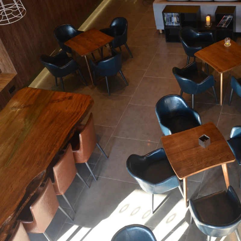 Milk tea shop tables and chairs, restaurant bar cafe dining tables and chairs