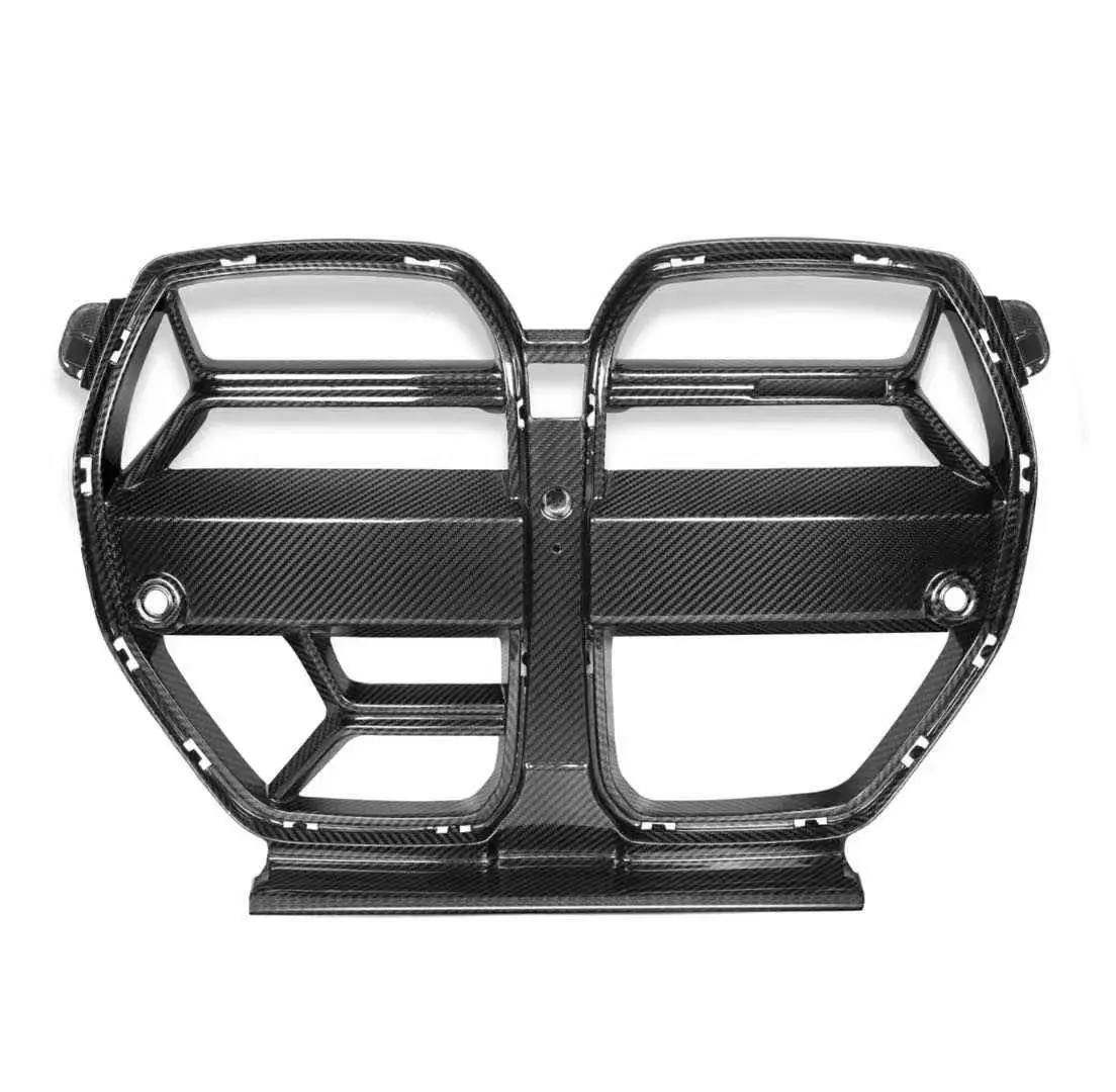 

Dry Carbon Fiber Front Motorsport Grille Grill With Acc for bmws M3 G80 M4 G82 2021-2023