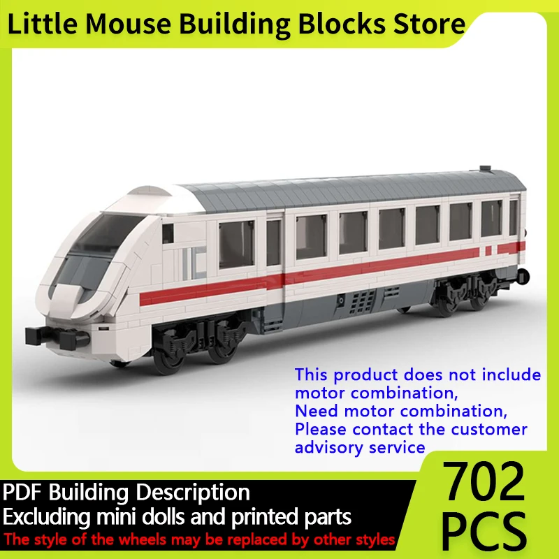 

City Car Model MOC Building Bricks Intercity Control Car Carriage Modular Technology Gifts Holiday Assemble Children Toys Suit