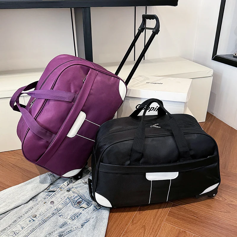 

Водонепроницаемая легкая дорожная сумка большой емкости с тягой для деловых поездок и складная сумка-подросток на большие расстояния