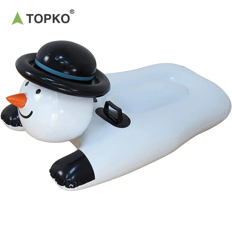 

TOPKO High Quality Environmentally friendly Inflatable Sledding for Adults & Kids Winter Sport Game Inflatable Snow Sled