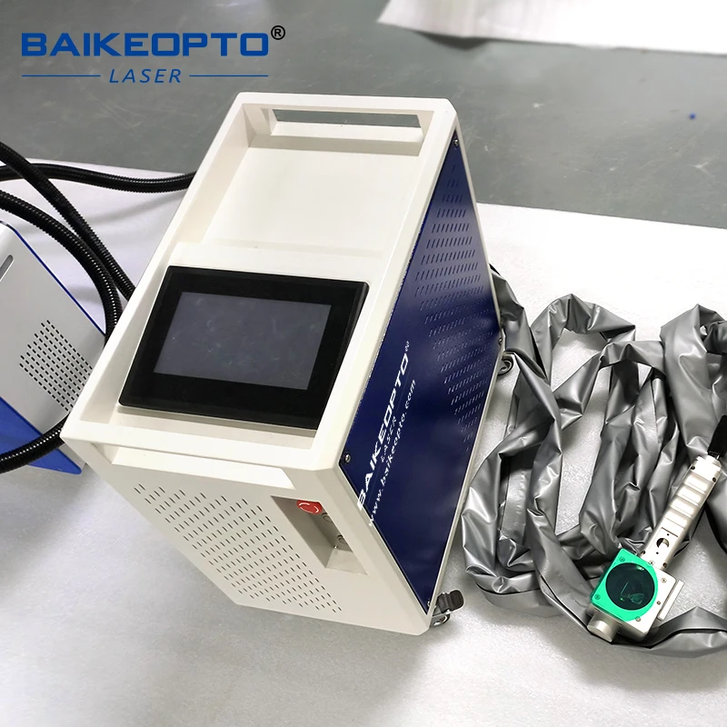 Intelligent portable mini pulsed laser cleaning machine: automatic focusing, one-button operation, portable and efficient
