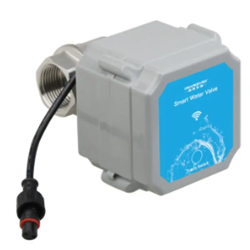 A84X-Tuya Wifi Intelligent Water Ball Valve Intelligent Water Ball Valve Rate 0% To 100% Garden Smart Life Water Ball Valve BSP-