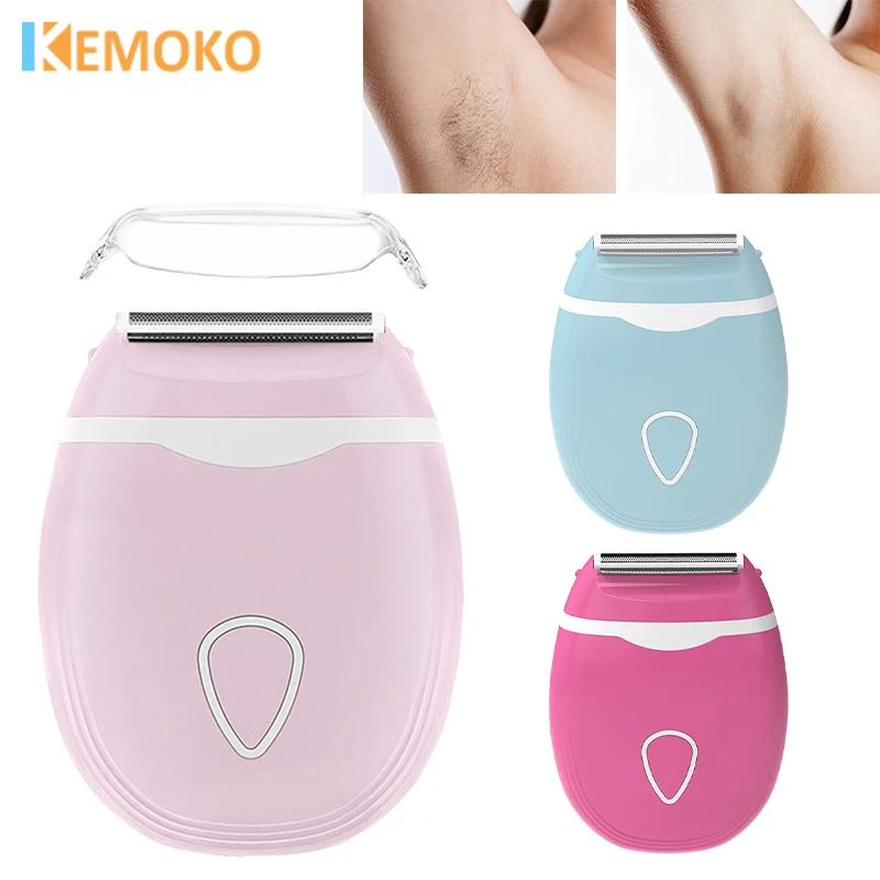 

Electric Cordless Shaver for Women Wet and Dry Use with Detachable Head for Bikini Legs Underarm Painless Hair Removal Trimmer