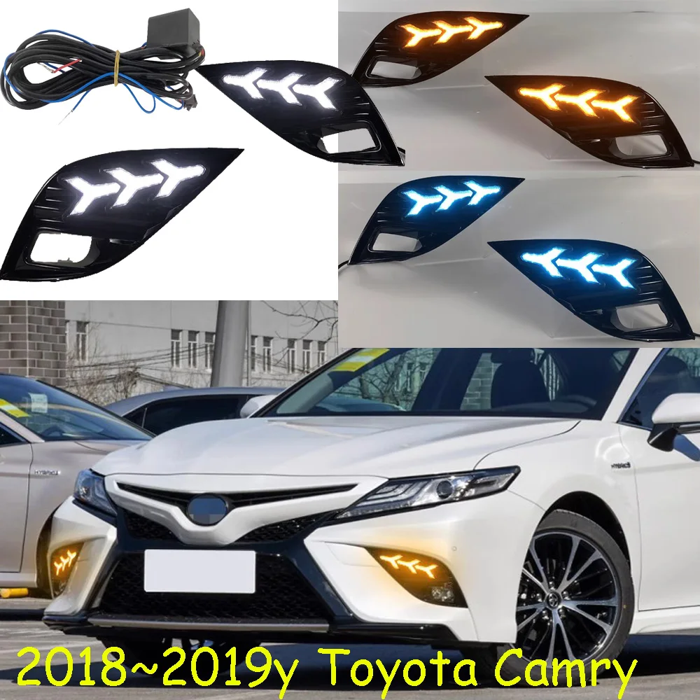 

Автомобильные аксессуары, бампер, фара для Toyota Camry, дневная фара aurion 2018 ~ 2019y, светодиодная для фар Toyota, противотуманная фара