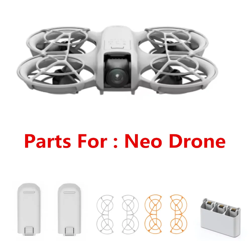 Neo Drone Battery 7.3v 1435mAh / Propeller Maple Leaf /  Protect Frame / Charger / For DJI Neo Drone Parts