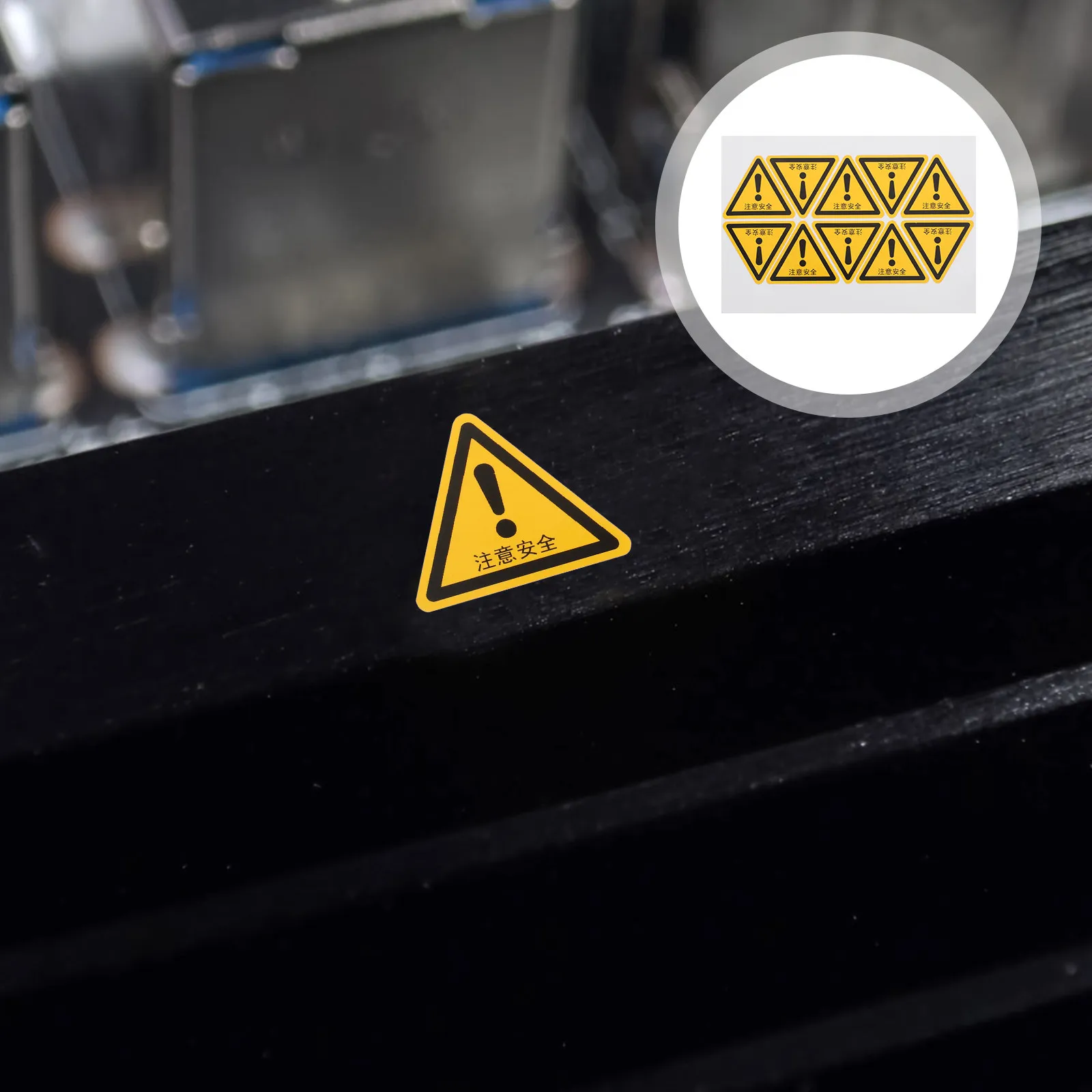 

Набор из 24 предупреждающих наклеек для оборудования, знаки безопасности, прочные ПВХ-стикеры для машин, заводов и складов