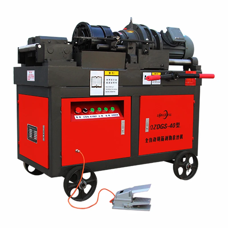 Automatic Rebar Screw Making Machine / Thread Rolling Machine / Threading Machine with Thread Roller Die Mould for Sale