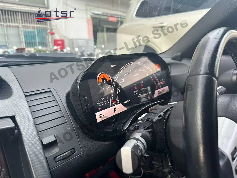 12.3'' Linux System For Nissan 350Z Fairlady Z Z33 Digital Performance Display Dashboard LCD Speed Table Car Virtual Information