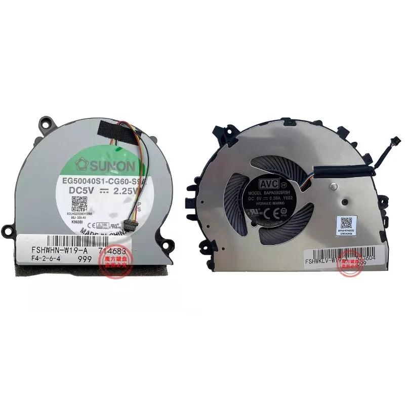 New CPU Cooler Fan for Huawei MagicBook Pro HLY-W19R/W29RP/W19RP HBL-W19/L W29L Laptop Fan