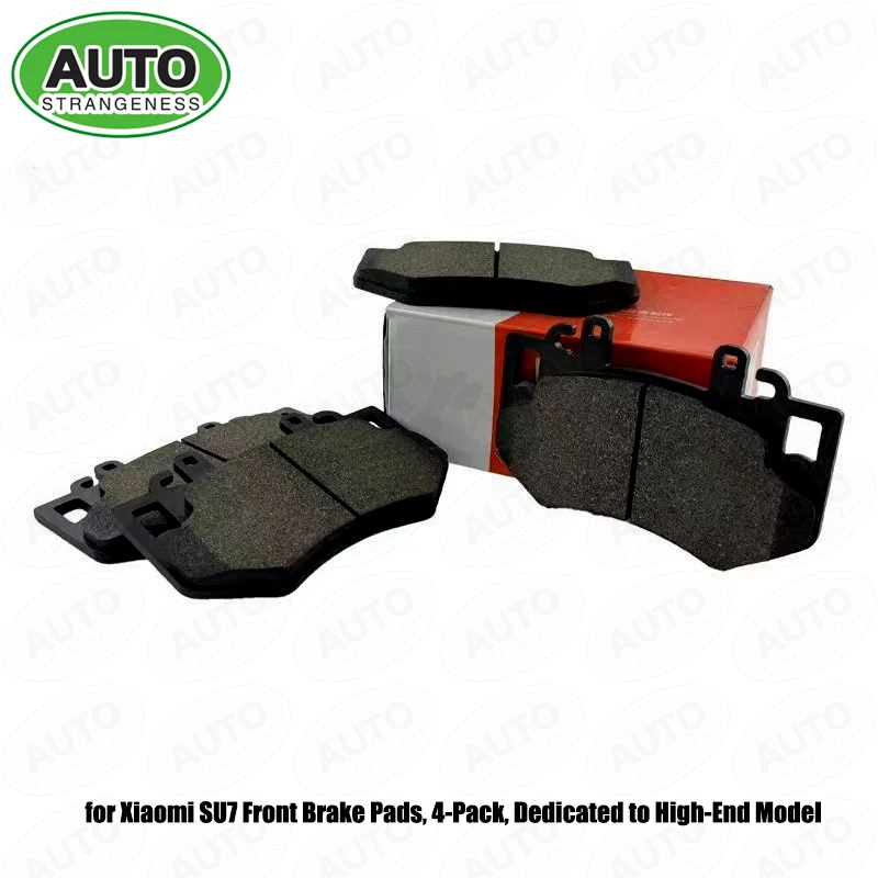 Ceramic Brake Pads For Xiaomi SU7 SU7 Pro SU7 Max EV Low Noise Less Dust Auto Brake Replacement Parts With Wear Sensor