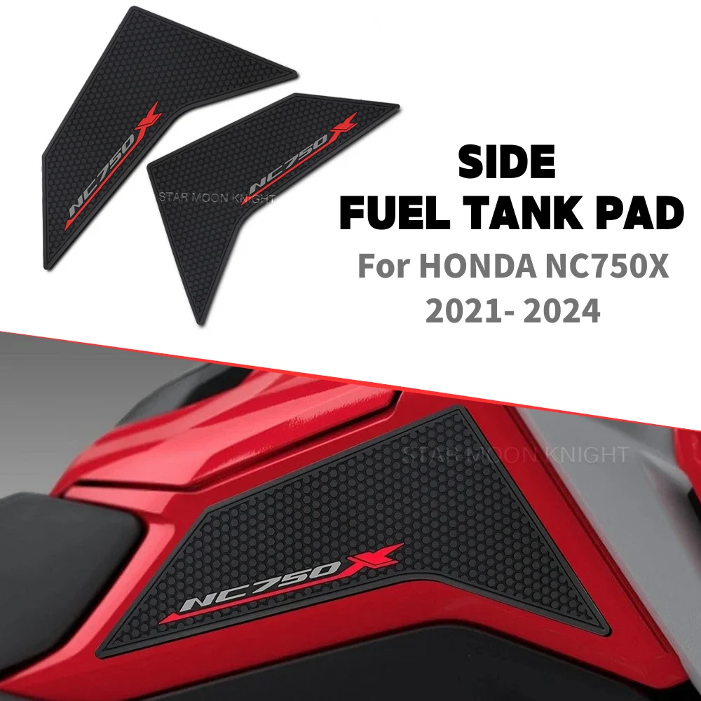 

Side Fuel Tank Pad For HONDA NC750X NC 750 X 2021- 2024 Motorcycle Non-slip Fuel Tank Stickers Gas Knee Pad Traction Pad