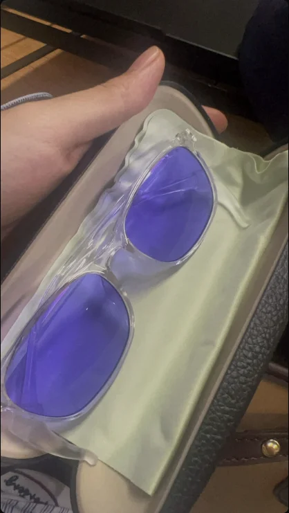 Lampworking Glass Protective Goggles Fire Observation Sodium Light Lens for Hot Glass Working